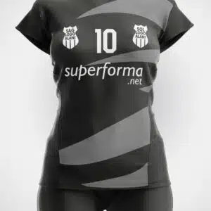 Siyah Gri Voleybol Forması