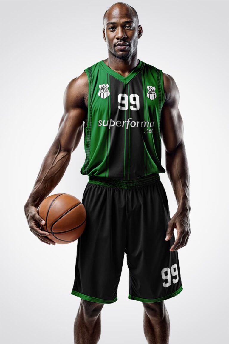 Yeşil Siyah Basketbol Forma