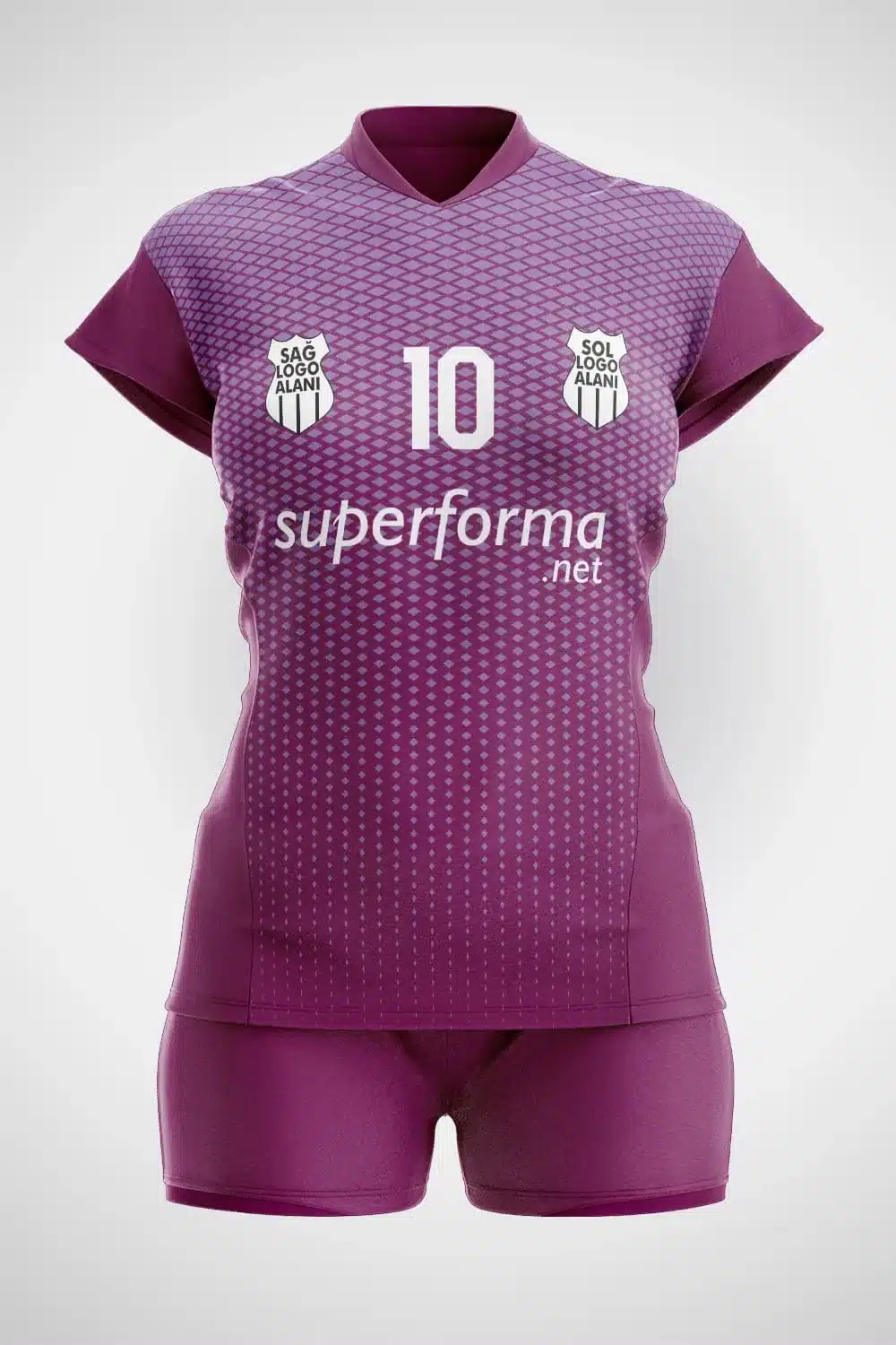 Mor Pembe Voleybol Forma