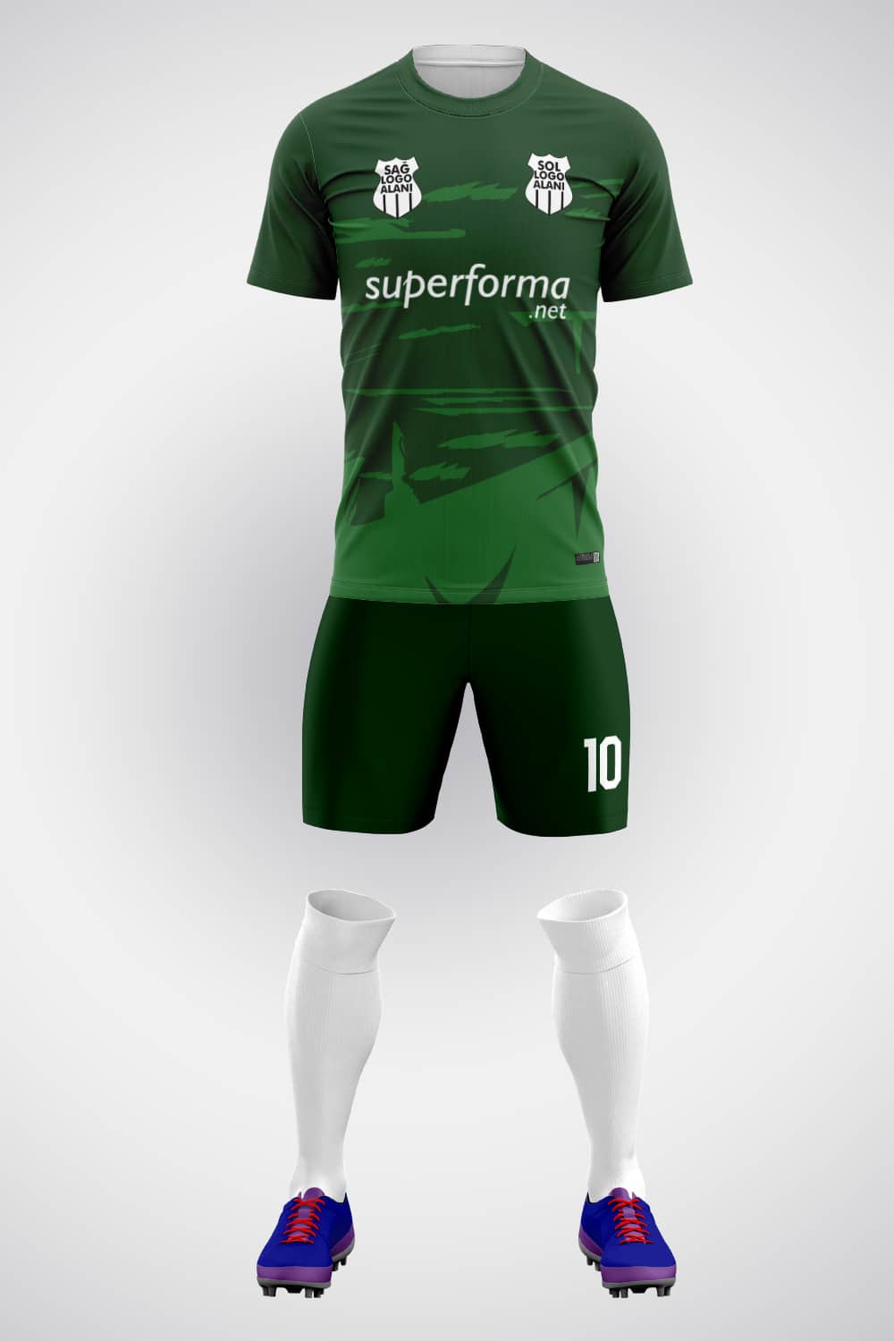 Green Dark Halı Saha Forma