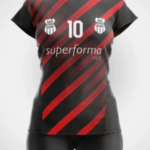 Kırmızı Siyah Voleybol Forma - Görsel 1