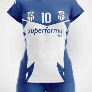 Lacivert Beyaz Voleybol Forma - Görsel 1