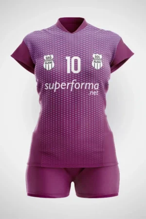 Mor Pembe Voleybol Forma