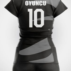Siyah Gri Voleybol Forması - Görsel 2