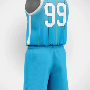 Turkuaz Gri Line Basketbol Forma - Görsel 2