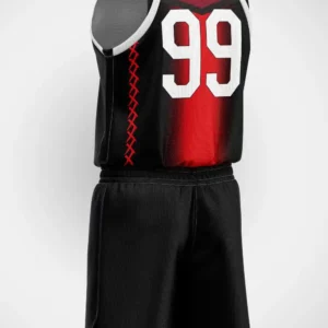 Kırmızı Siyah Karma Basketbol Forma - Görsel 2
