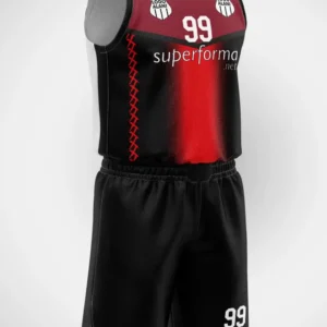 Kırmızı Siyah Karma Basketbol Forma - Görsel 1