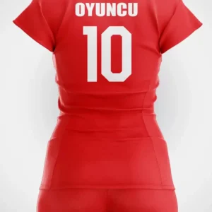 Kırmızı Beyaz Voleybol Forma - Görsel 2