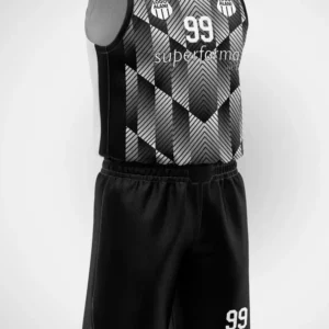 Gri Siyah Pro Basketbol Forma - Görsel 1