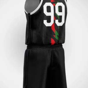 Yeşil Kırmızı Siyah Basketbol Forma - Görsel 2