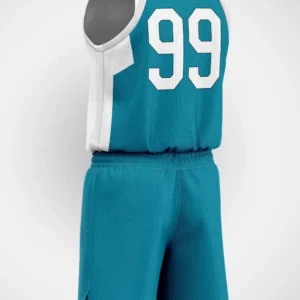 Turkuaz Beyaz Basketbol Forma - Görsel 2