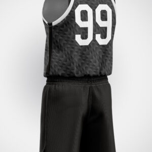 Gri Siyah Arrow Basketbol Forma - Görsel 2