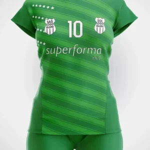 Yeşil Şeritli Voleybol Forma - Görsel 1