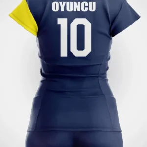 Sarı Lacivert Voleybol Forma - Görsel 2