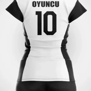 Siyah Beyaz Voleybol Forma - Görsel 2