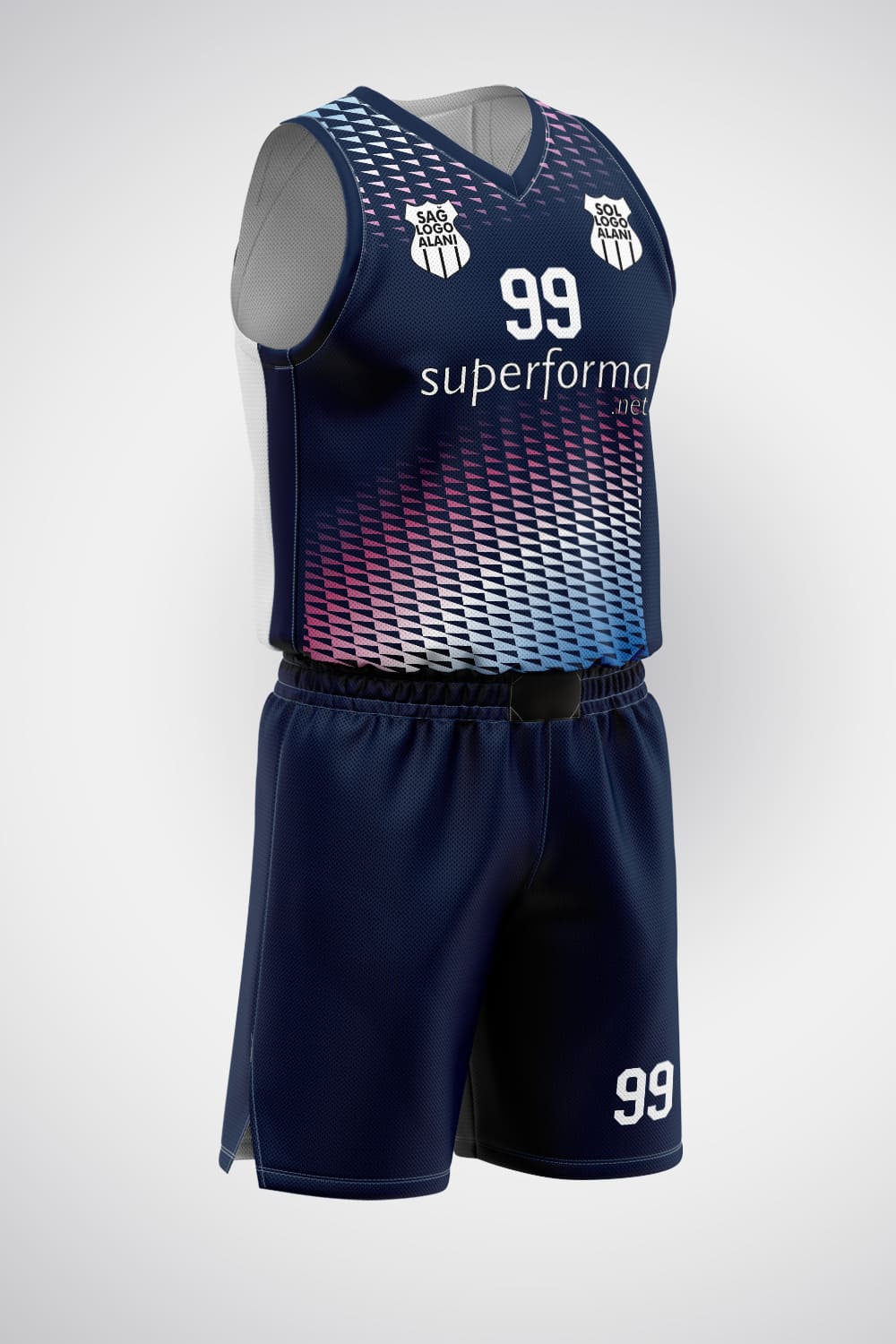 Asimetrik Matrix Basketbol Forma