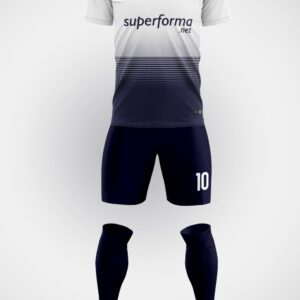 Siyah Beyaz Halı Saha Forma - Görsel 1