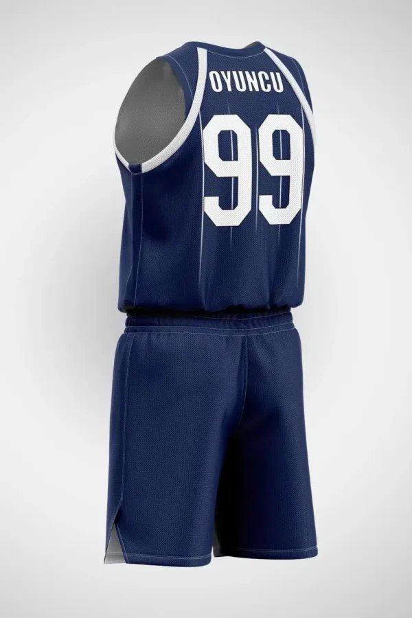Sax Beyaz Çizgili Yıldızlı Basketbol Forma 1 Forma Yaptırma