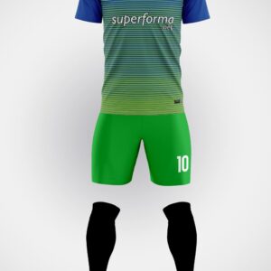 Yeşil Mavi Halı Saha Forma - Görsel 1