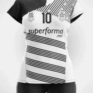 Siyah Beyaz Line Voleybol Forma - Görsel 1