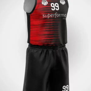 Siyah Kırmızı Basketbol Forma 2 Siyah Kırmızı Basketbol Forma - Görsel 1