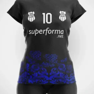 Siyah Swirl Voleybol Forma - Görsel 1