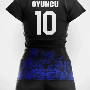 Siyah Swirl Voleybol Forma - Görsel 2