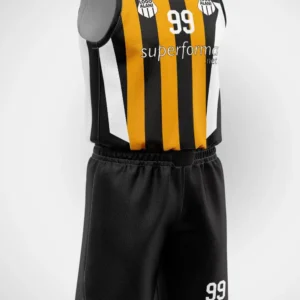 Sarı Siyah Basketbol Forma - Görsel 1
