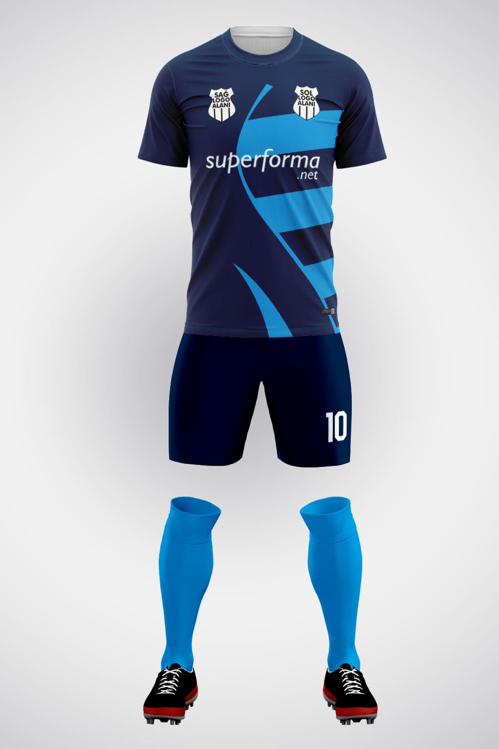 Blue Attack Halı Saha Forma