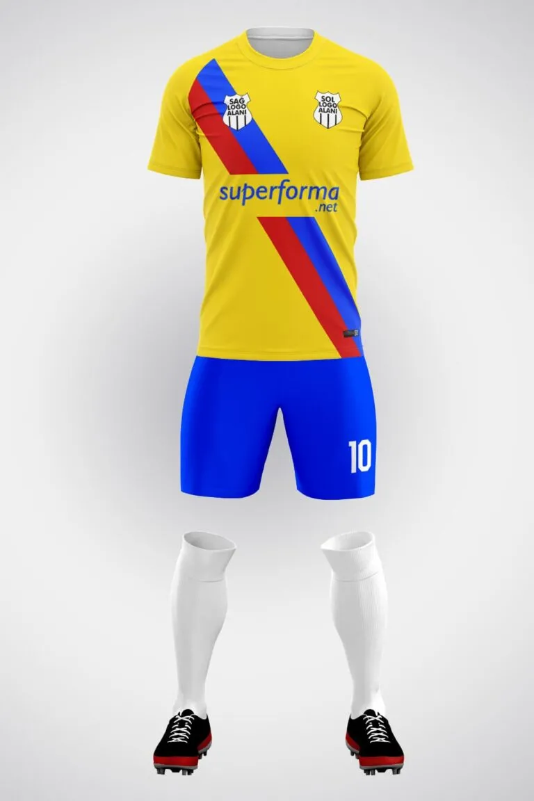 Yellow Lightning Halı Saha Forma