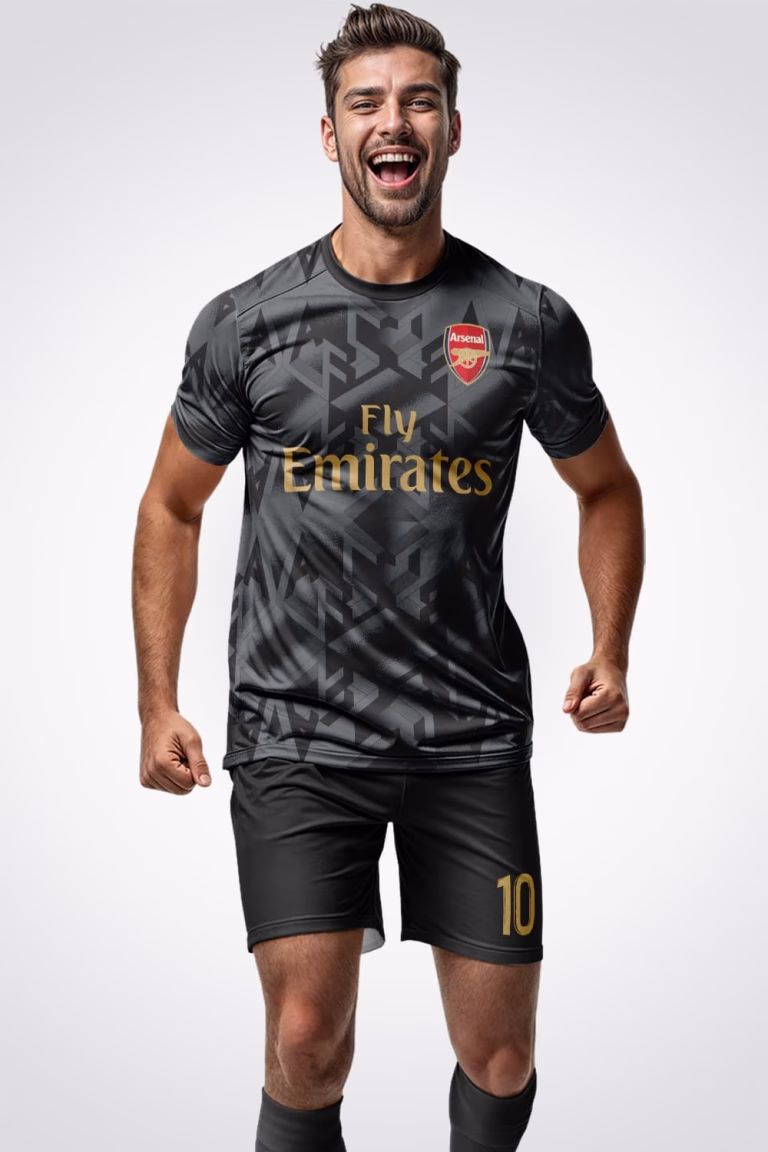 Arsenal Black Futbol Forması