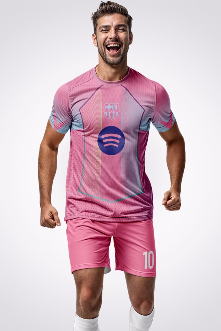 Barcelona Pink Futbol Forması