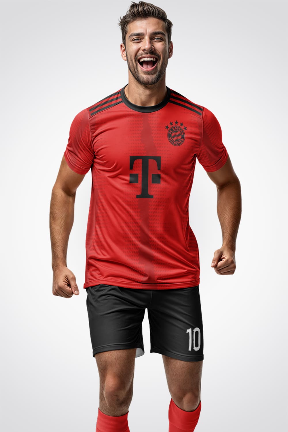 Bayern Munich Red Futbol Forması