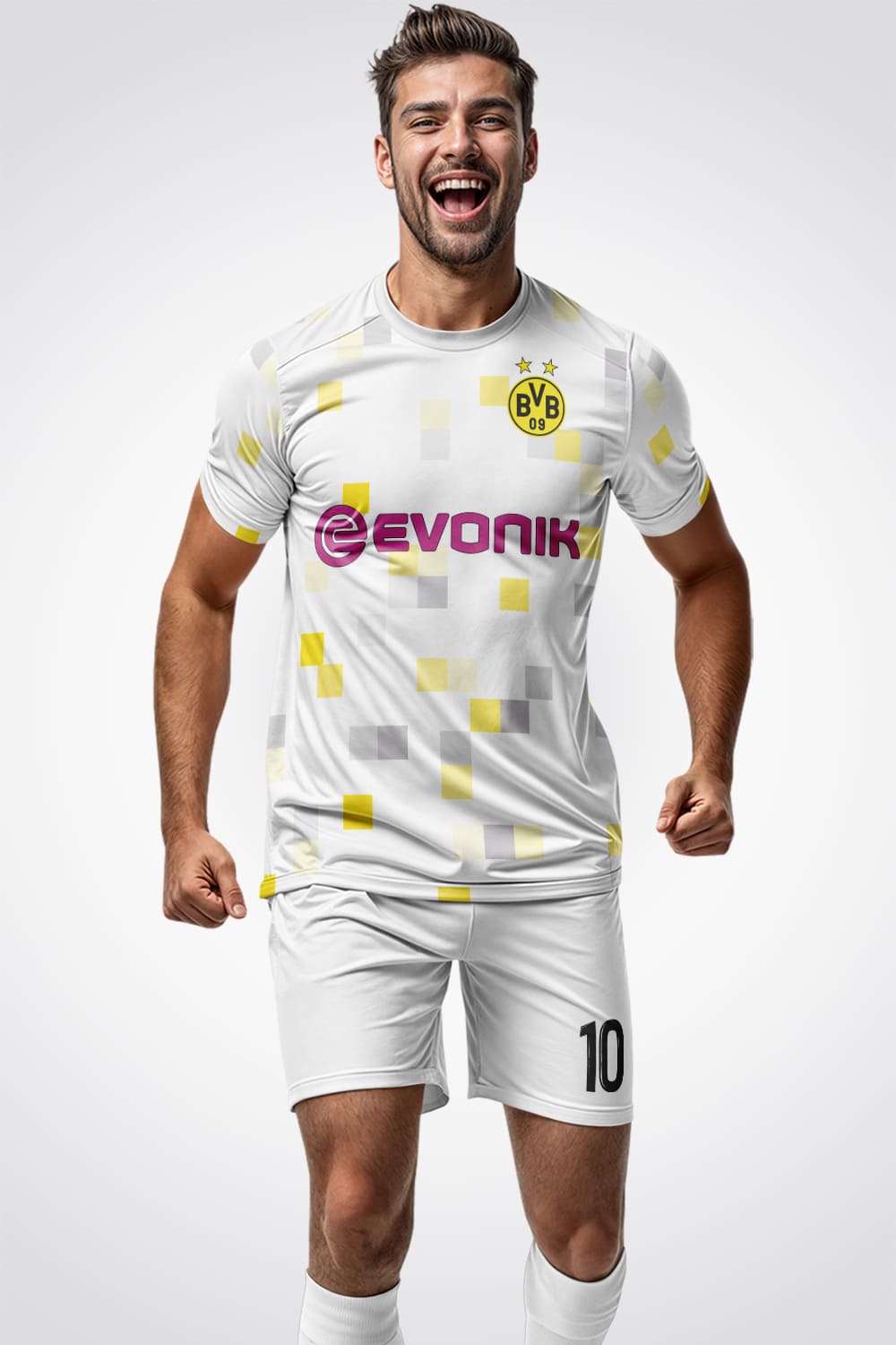 Borussia Dortmund Beyaz Futbol Forması