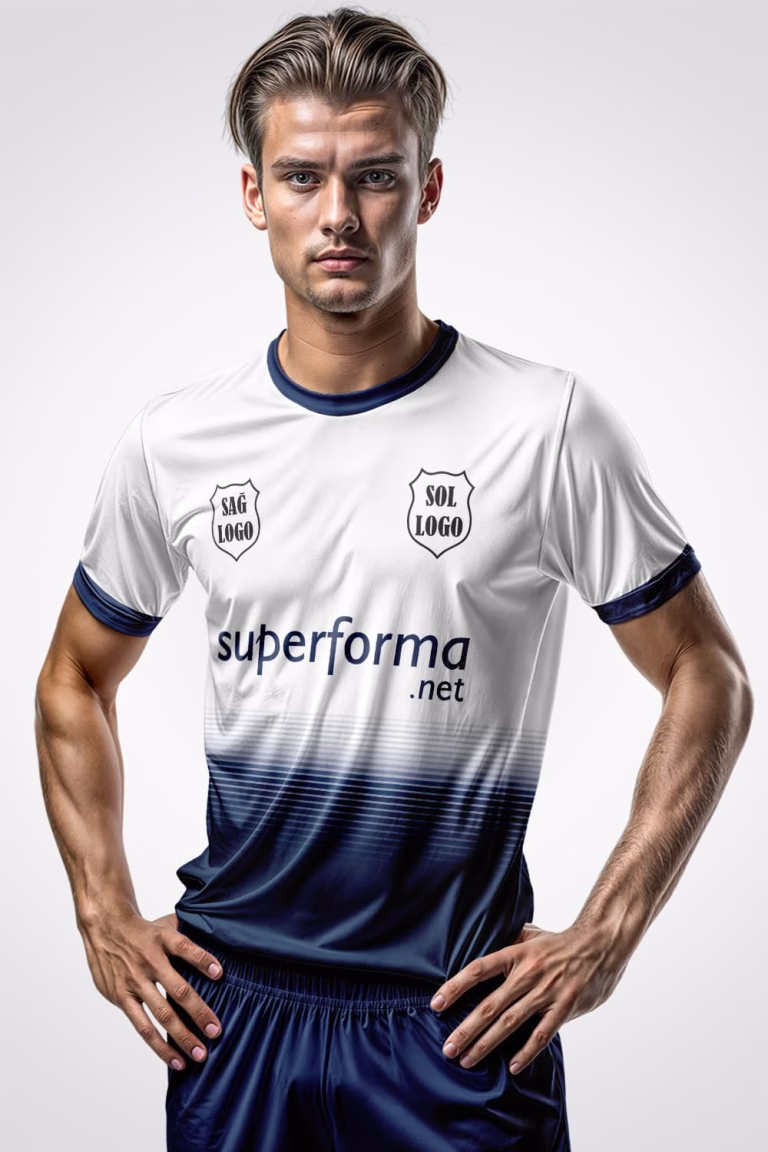 Beyaz Sax Halı Saha Forma