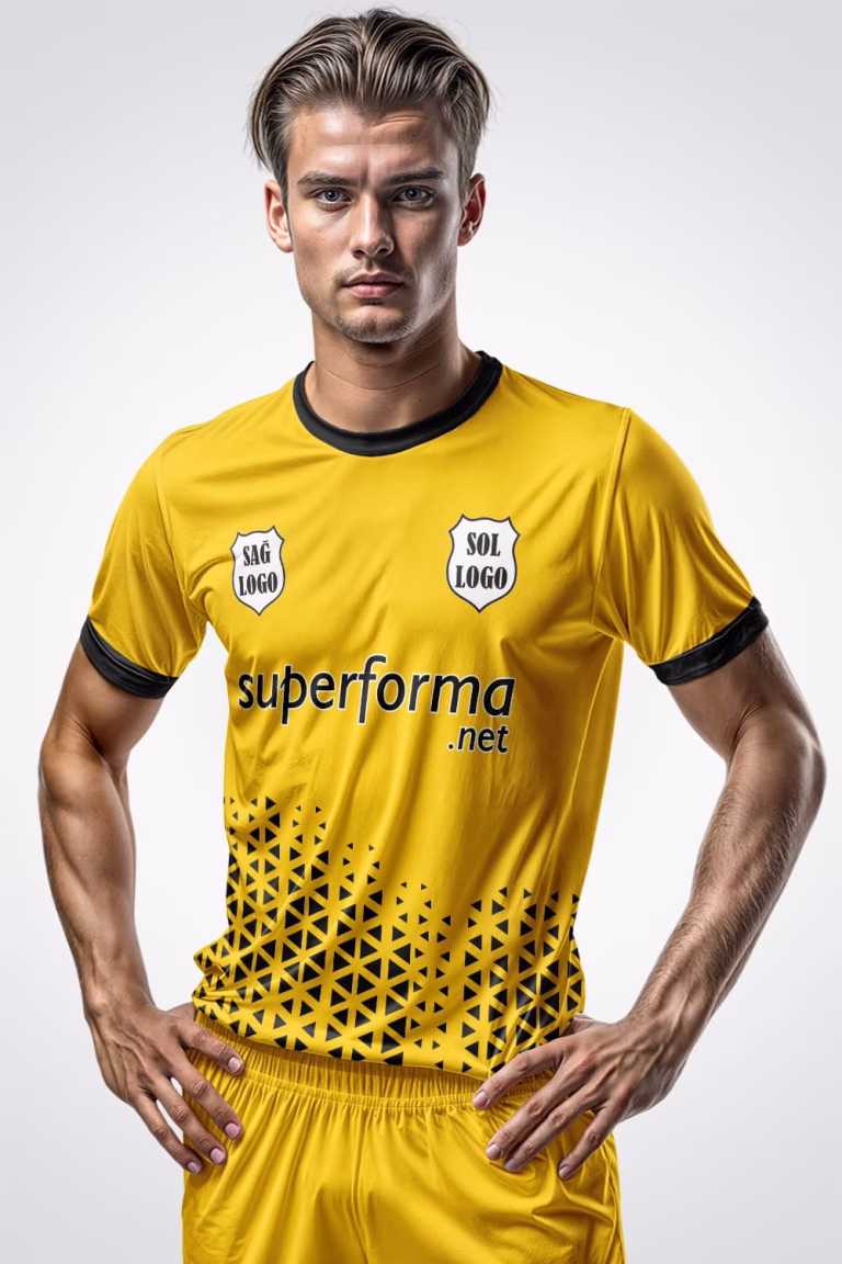 Yellow Nexus Halı Saha Forma