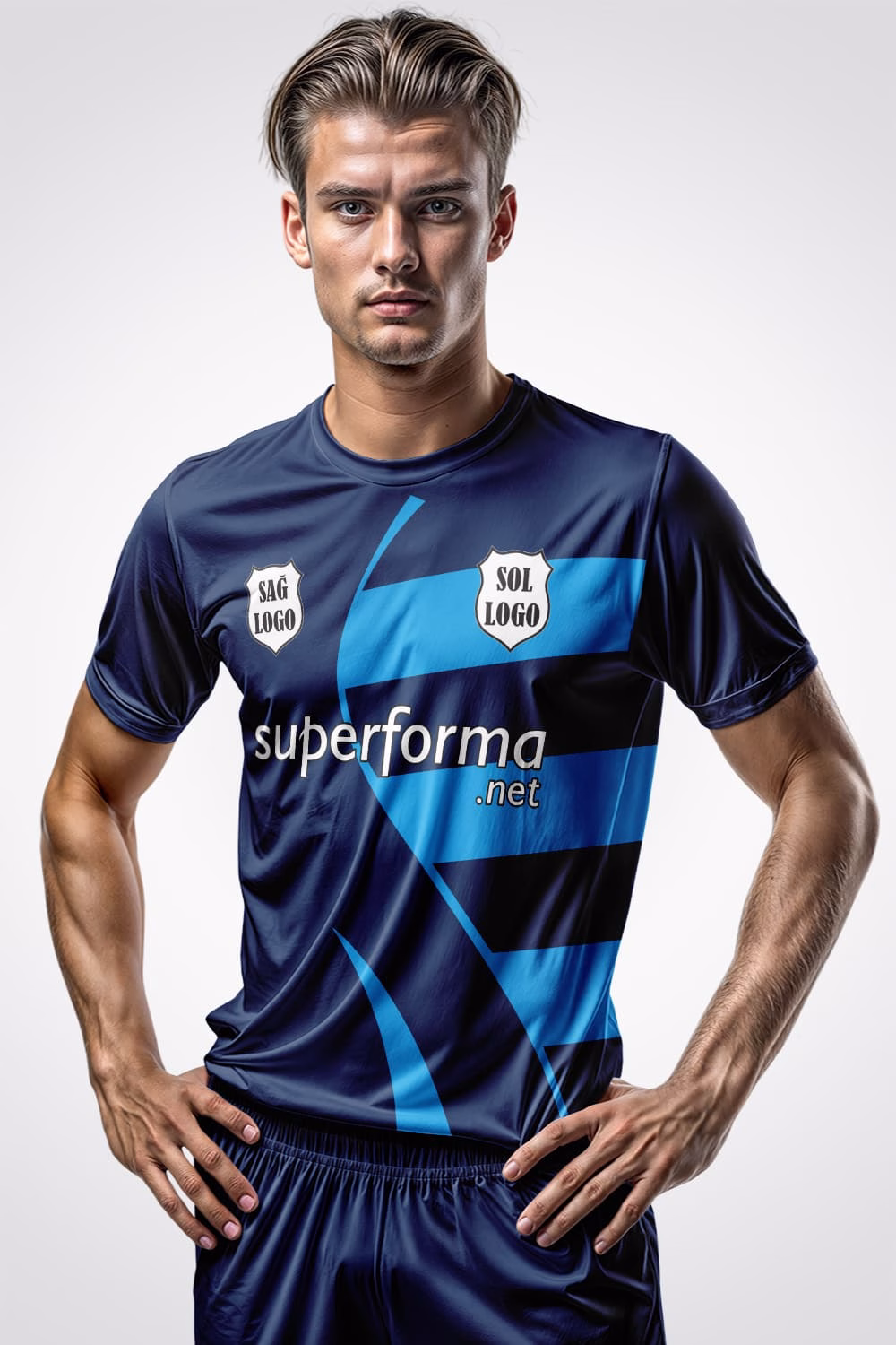 Blue Attack Halı Saha Forma