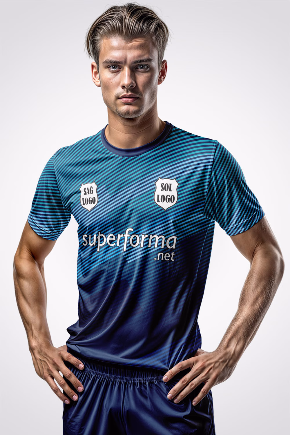 Blue World Halı Saha Forma