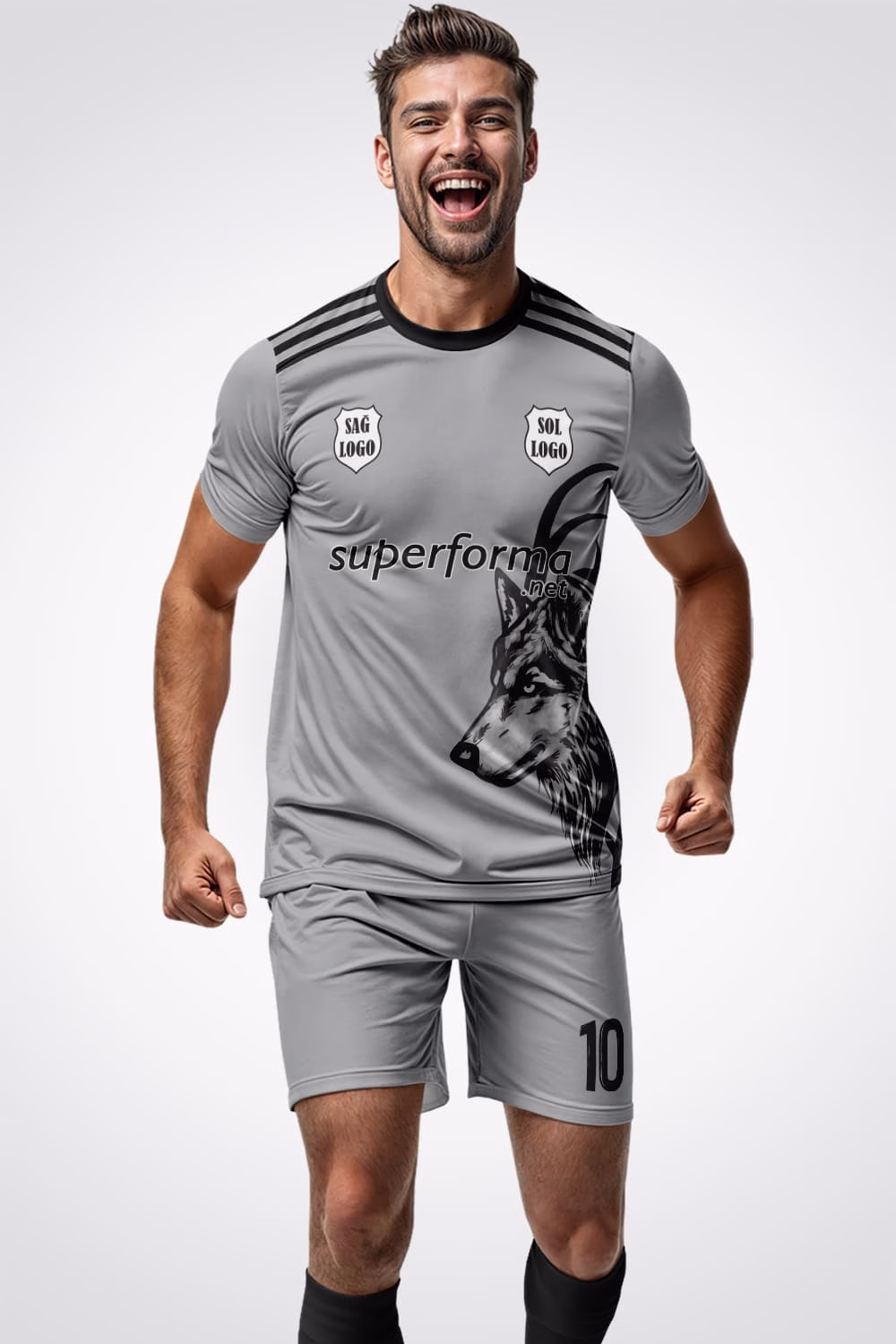 Boz Kurt Halı Saha Forma Boz Kurt Halı Saha Forma