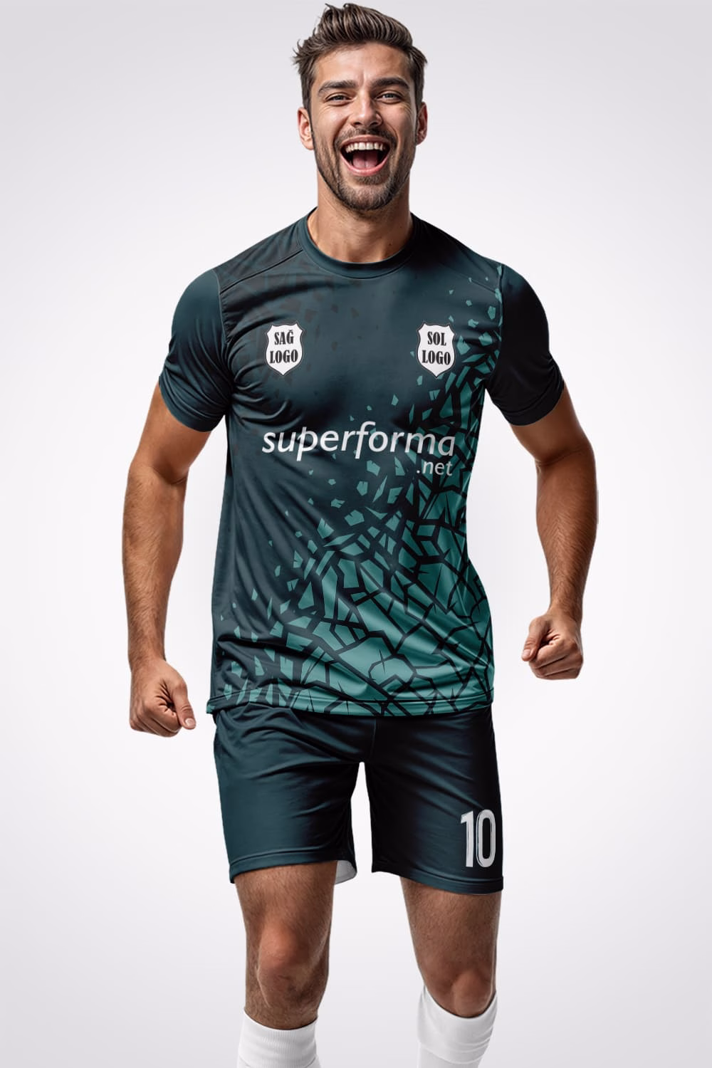 Yeşil Siyah Pro Halı Saha Forma Yeşil Siyah Pro Halı Saha Forma