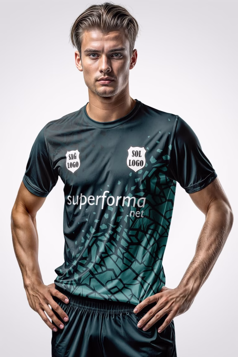 Yeşil Siyah Pro Halı Saha Forma