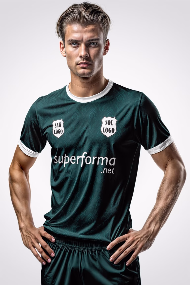 Glass Black Halı Saha Forma