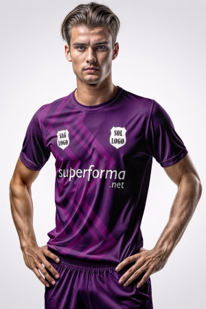 Bordo Zikzak Halı Saha Forma