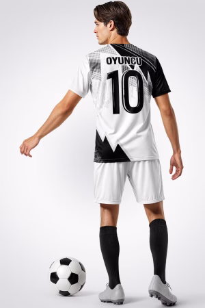 Siyah Beyaz Pro 2026 Halı Saha Forma