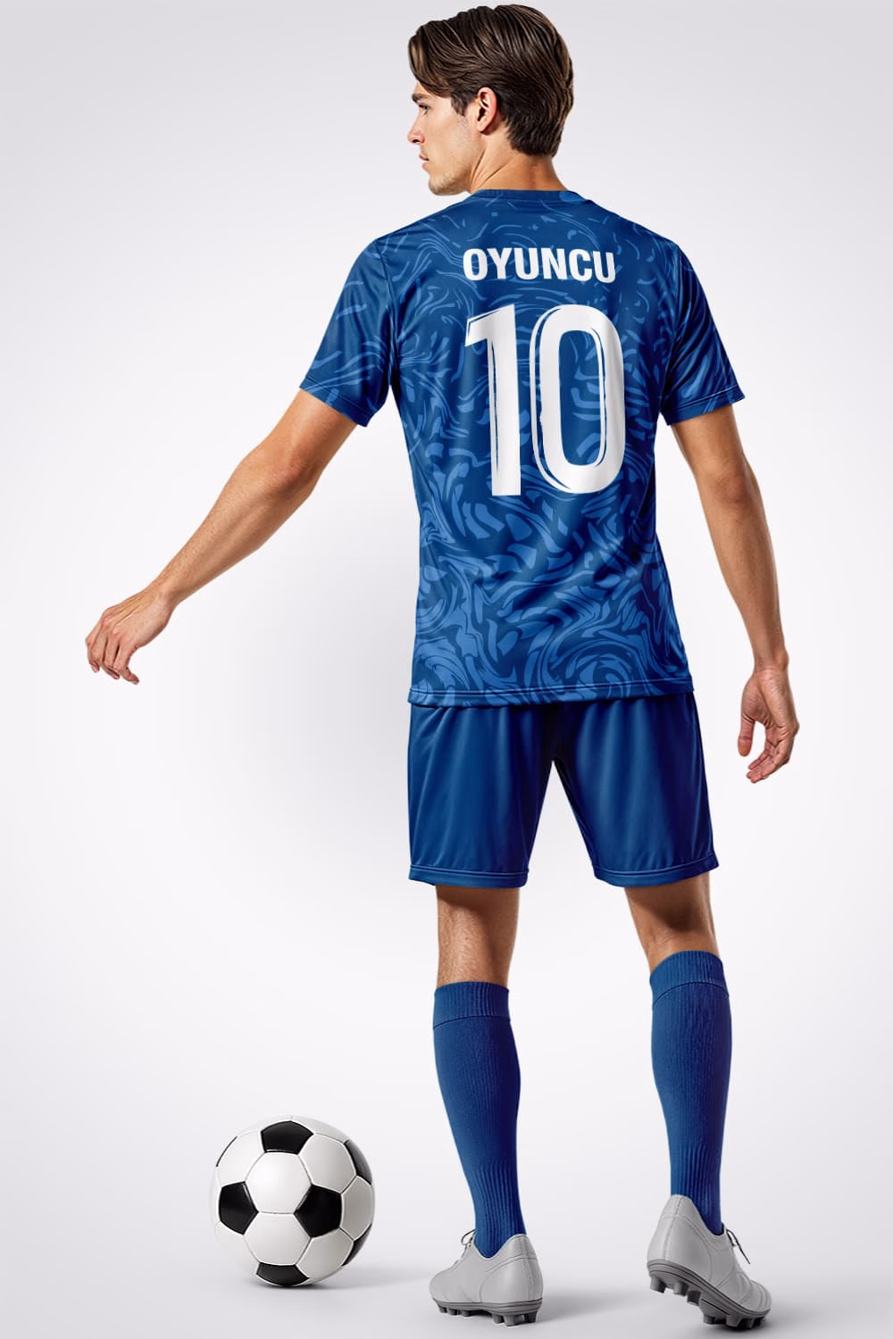 Mavi Kamuflaj Halı Saha Forma Mavi Kamuflaj Halı Saha Forma