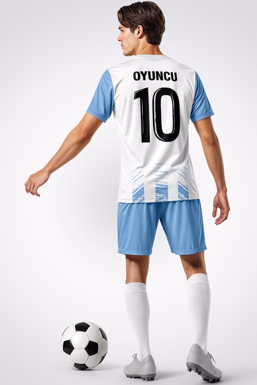 Beyaz Buz Mavi Halı Saha Forma Beyaz Buz Mavi Halı Saha Forma