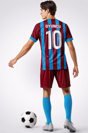 Bordo Mavi 2026 Halı Saha Forma