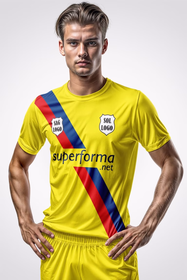 Yellow Lightning Halı Saha Forma