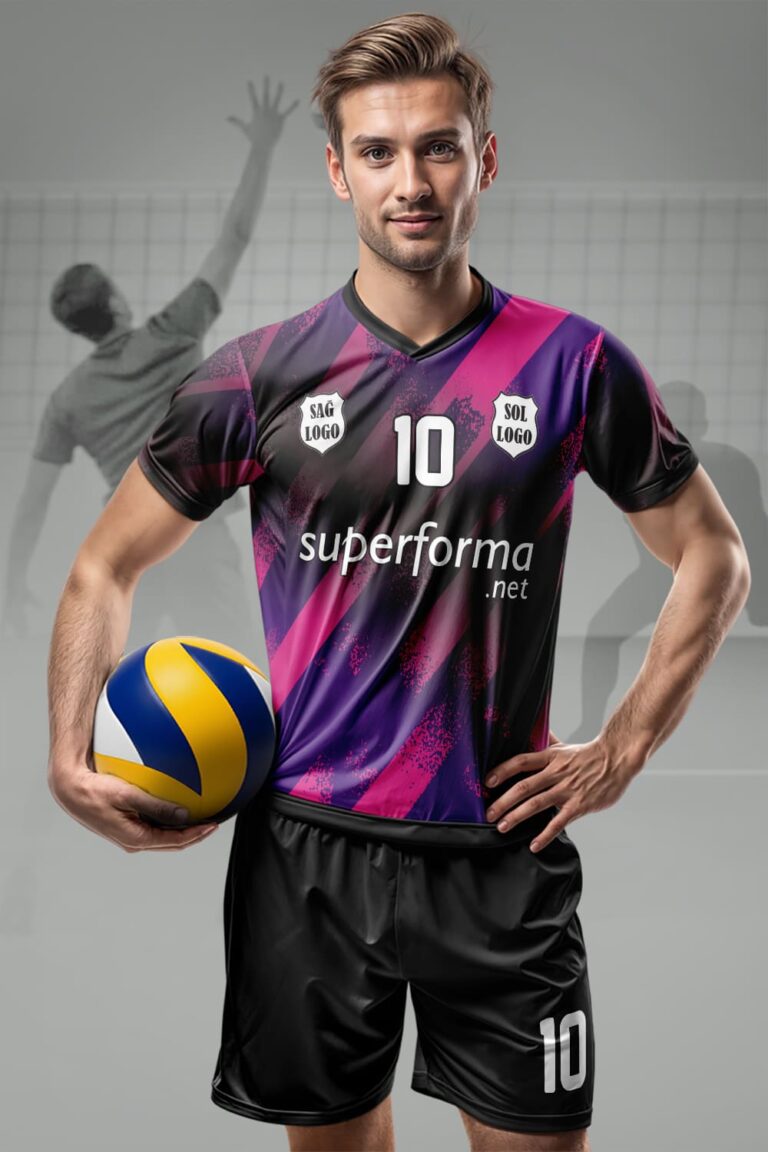 Rengarenk Erkek Voleybol Forması