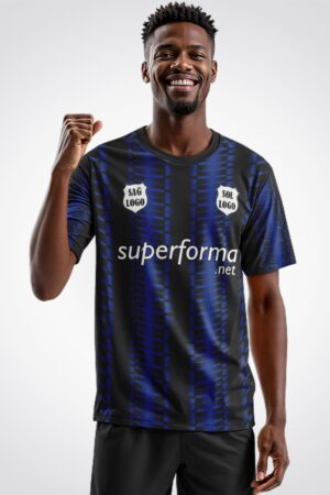 Lacivert Siyah Pro Halı Saha Forma